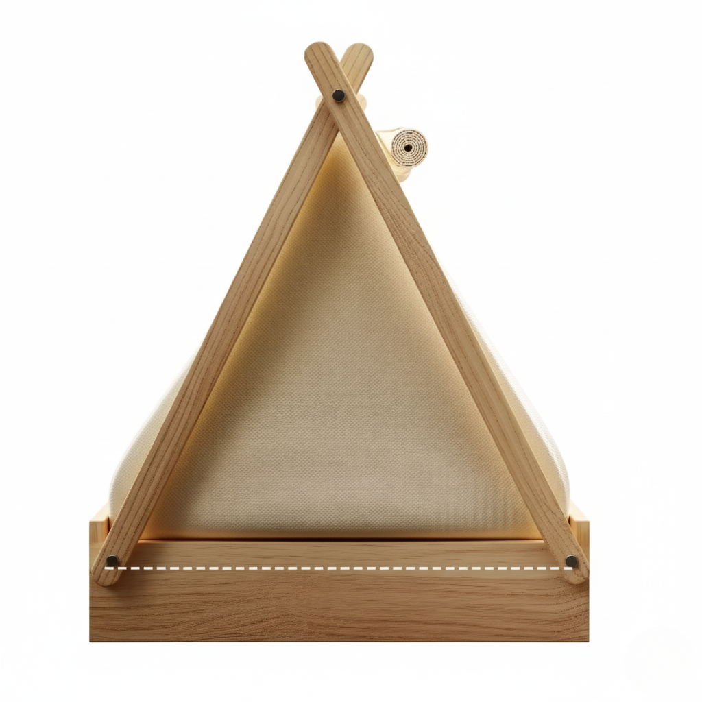 Modern Wooden Tent Bed - Image 3