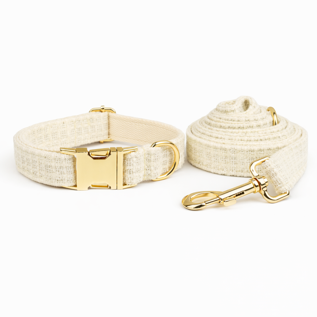 Tweed Texture Collar & Leash - Image 5