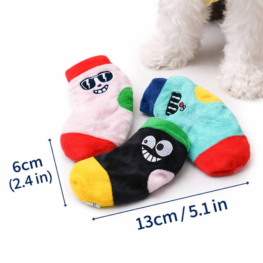Squeaky Sock Plush Toy - Image 6