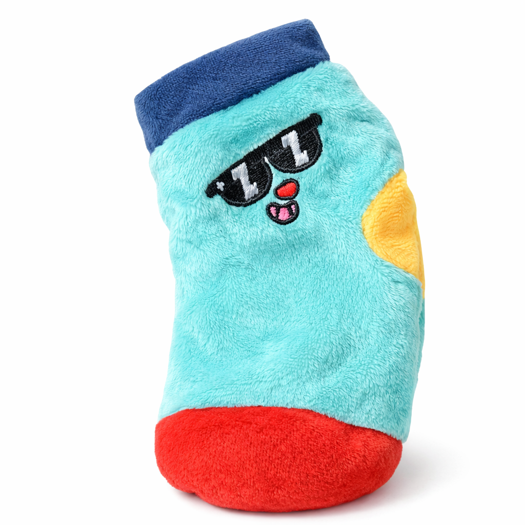 Squeaky Sock Plush Toy - Image 2