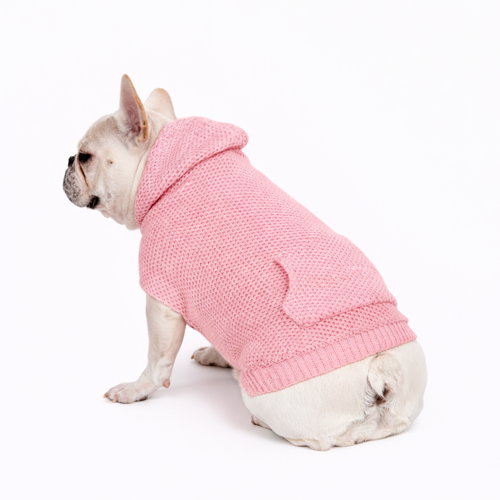 Bear Hood Knit Sweater - Image 5