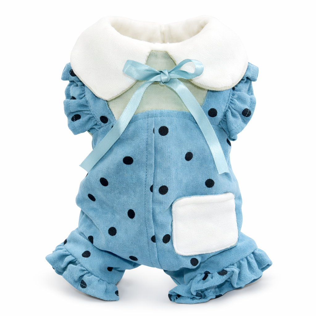 Polka Dot Ribbon Romper