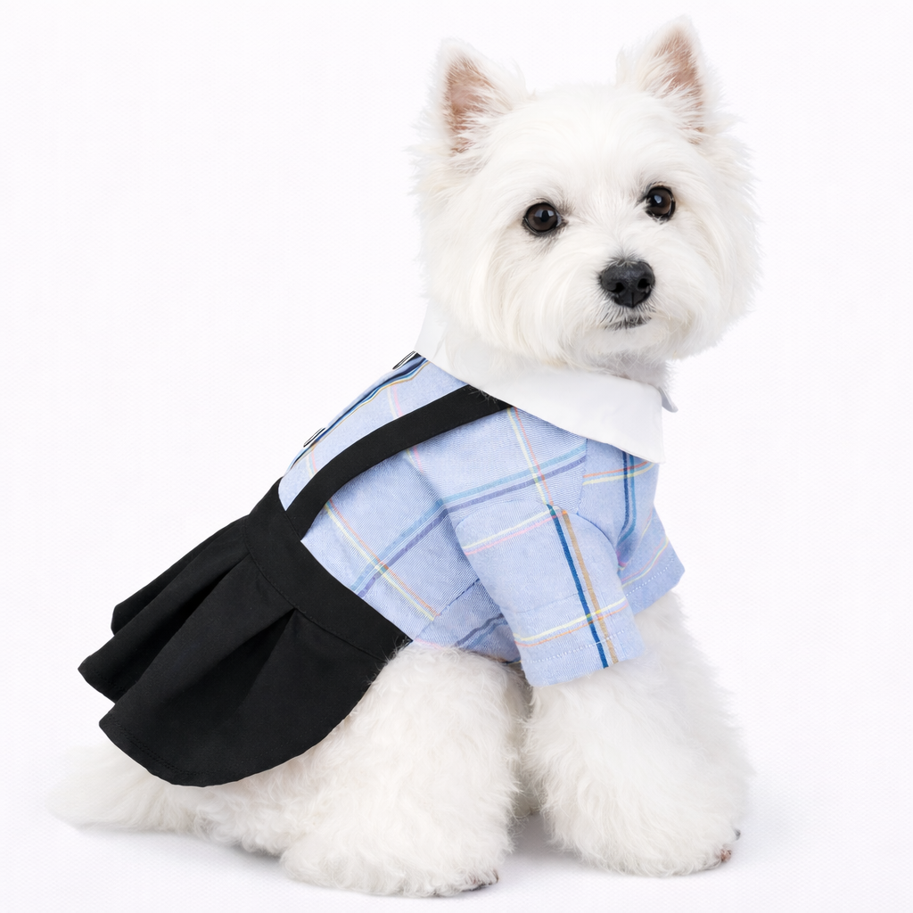 Classic Bowtie Suspender Dress - Image 5