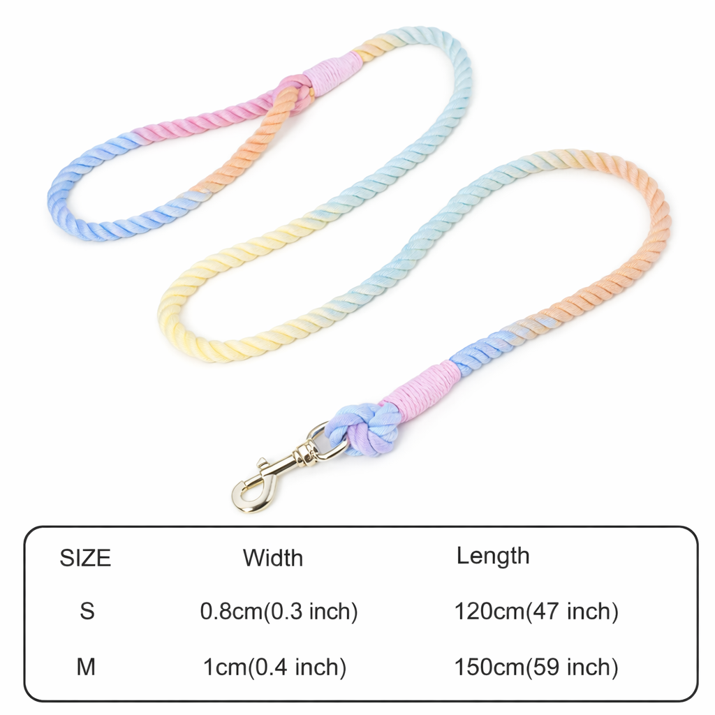 Pastel Twist Rope Leash - Image 6