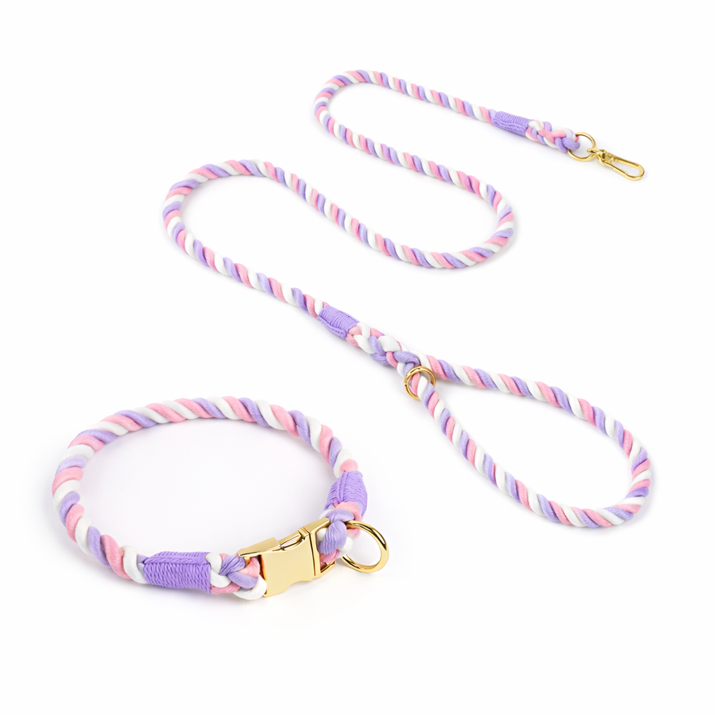 Pastel Rope Collar & Leash Set - 画像 (6)