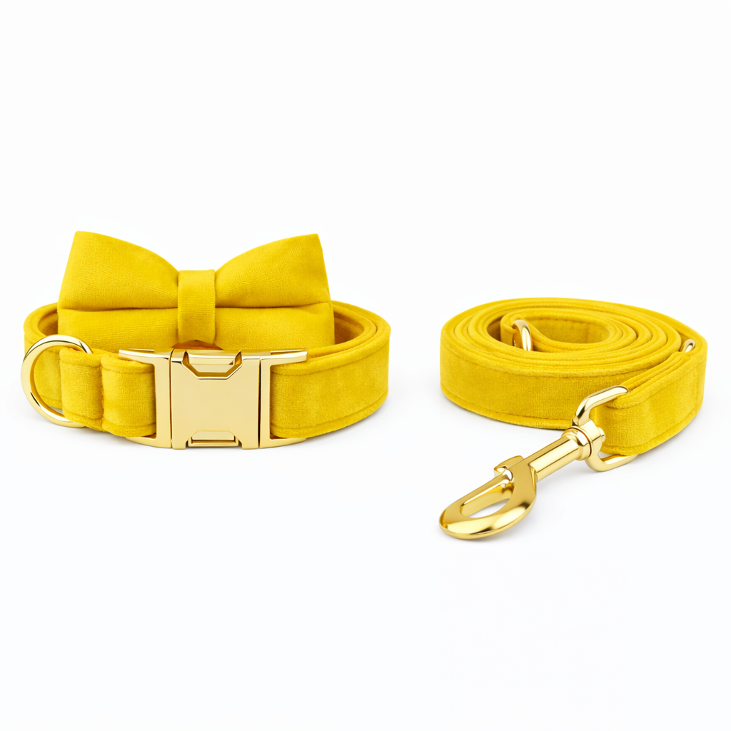 Velvet Bow Collar & Leash Set - Image 8