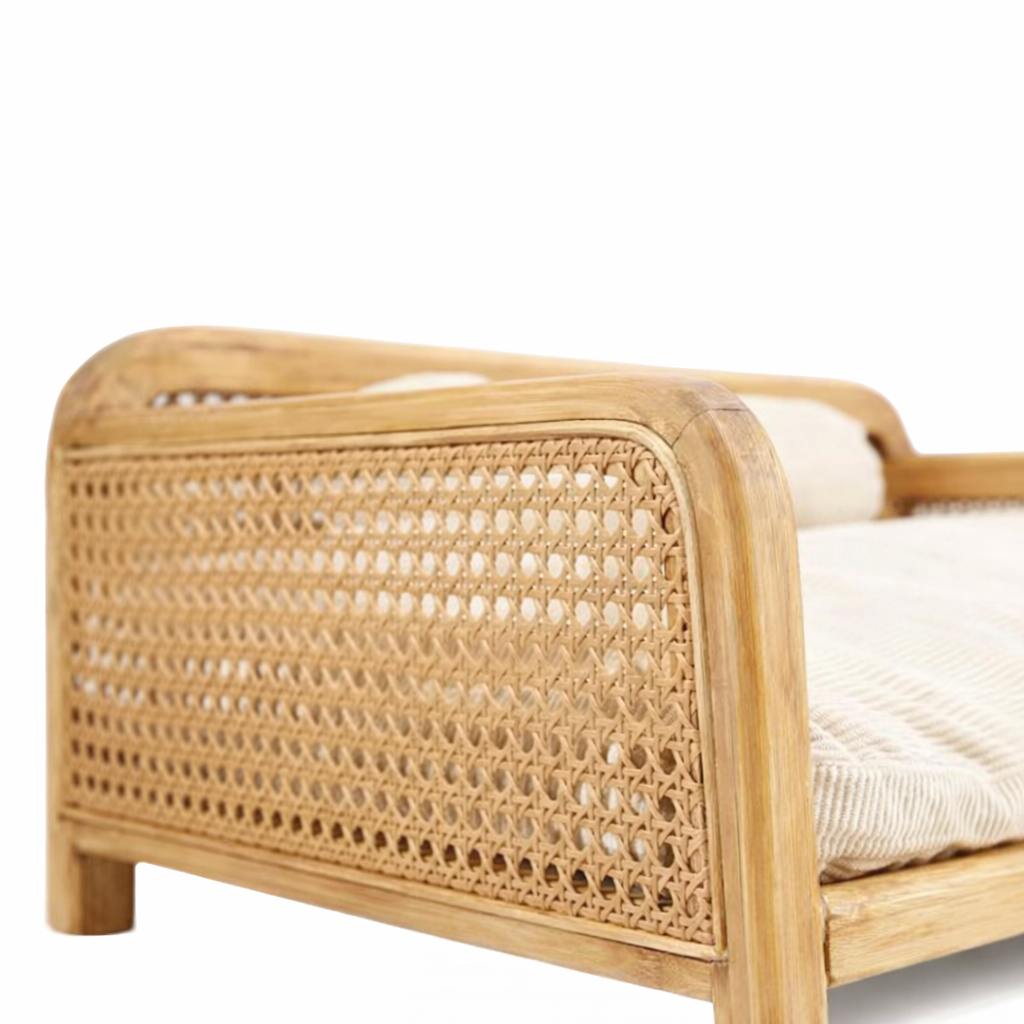 Rattan Pet Sofa - Image 3
