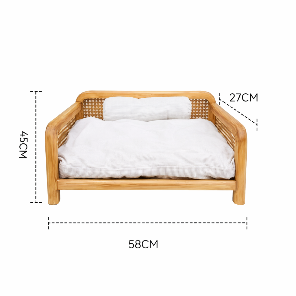 Rattan Pet Sofa - Image 2