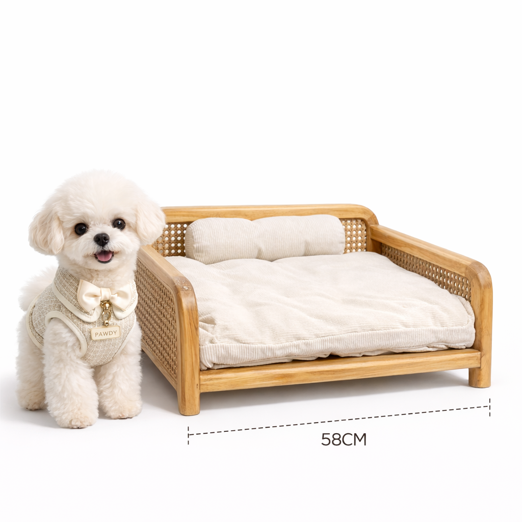 Rattan Pet Sofa - Image 4