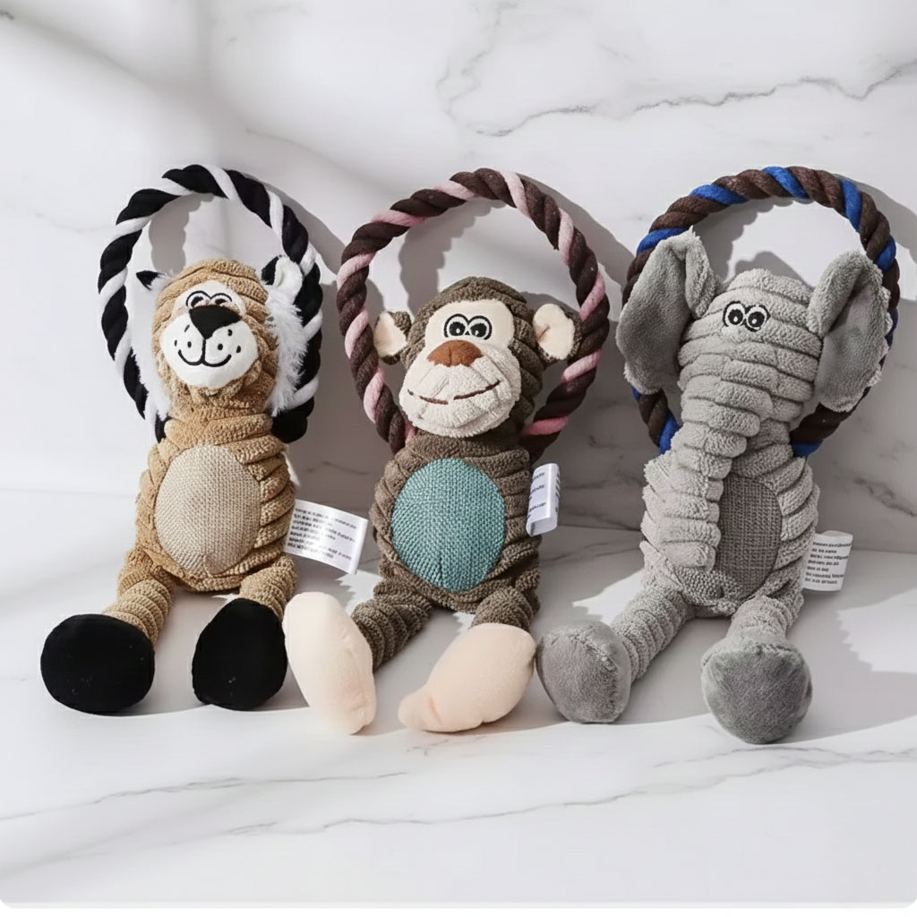 Animal Rope Plush Toy